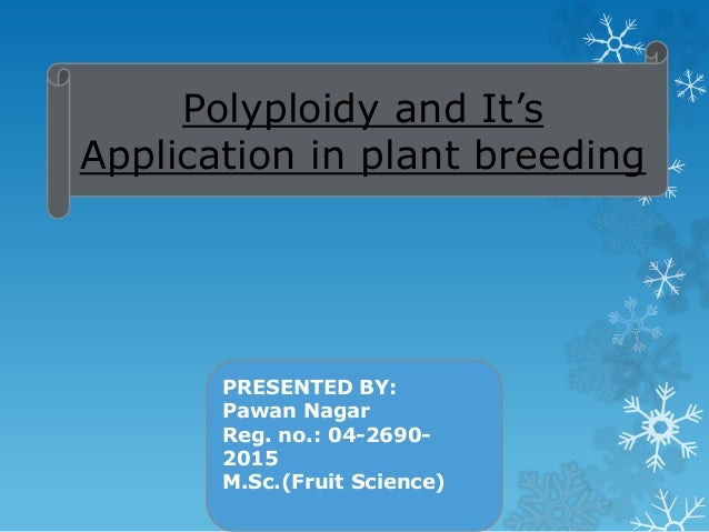 Application of Autopolyploidy in Crop Improvement